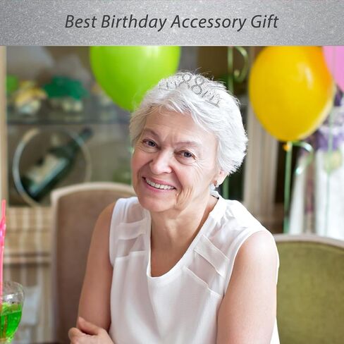 88th Birthday Gifts for Women, 88th Birthday Tiara and Sash, Happy 88th Birthday Party Supplies, It’s My 88th Birthday Sash and Tiara for 88th Birthday Party Supplies and Decorations in Saudi Arabia