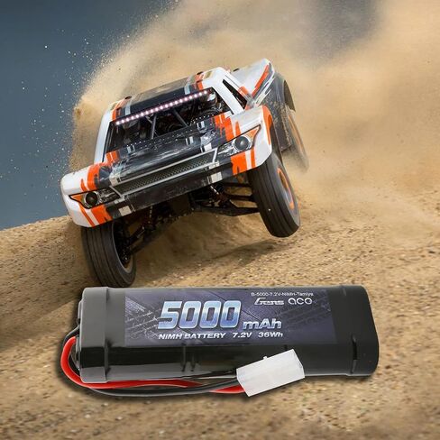 Gens ace 7.2v 5000mAh NiMh Rechargable RC Battery Packs for RC Cars,Electric Rc Monster Trucks,TRX, LOSI, Associated, HPI, TMY, Kyosho with TMY Connectors in Kuwait