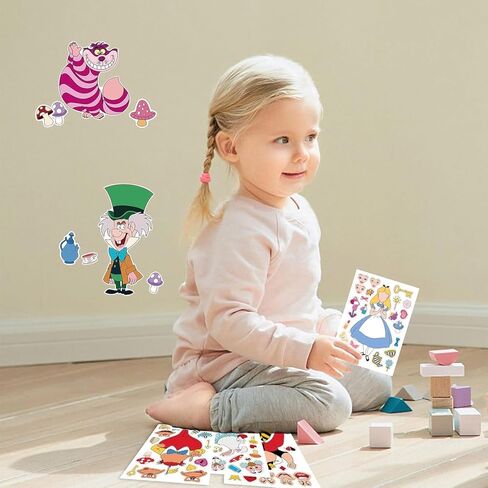 36 قطعة من ملصقات الاميرات، اصنع ورقة ملصقات العاب الاميرات الخاصة بك، هدايا حفلات الاميرات ومستلزمات العاب الوالدين والاطفال للاطفال in Kuwait