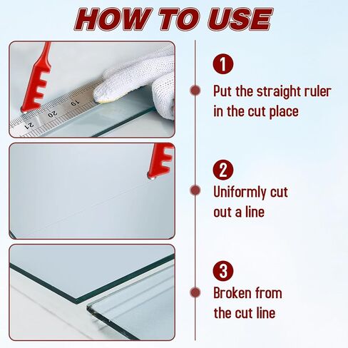 3 قطع من قاطع الزجاج للمرآة، أداة قطع الزجاج، مجموعة قطع الزجاج DIY، أدوات عامة، قاطع زجاج، 2 مم - 20 مم، نمط قلم الرصاص، مجموعة قطع مرآة برأس من الكربيد in Saudi Arabia