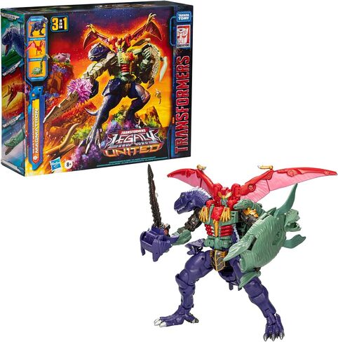 Transformers Legacy United Commander Class Beast Wars Universe Magmatron, 10-inch 3-in-1 Converting Action Figure, 8+ in Saudi Arabia