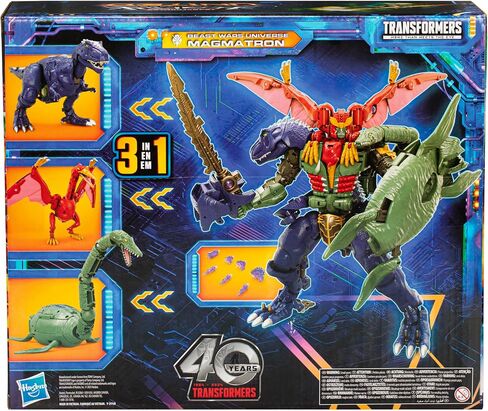 Transformers Legacy United Commander Class Beast Wars Universe Magmatron, 10-inch 3-in-1 Converting Action Figure, 8+ in Saudi Arabia