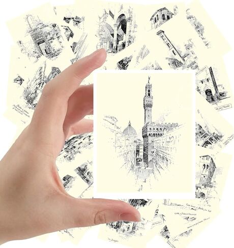 Large Stickers (24pcs 2.5"x3.5") John William Waterhouse Antique Museum Painting Art Retro Poster Reprint in Kuwait