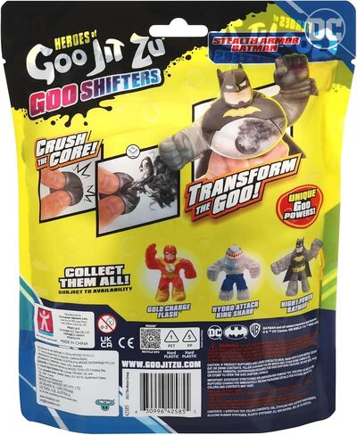 Heroes of Goo Jit Zu Goo Shifters DC Super Villain Stretchy Action Figure Hydro Attack King Shark. Incredibly Mushy DC 4.2" Toy Figure. Crush The Core! in Kuwait