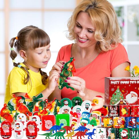 مجموعة هدايا عيد الميلاد للأطفال، مجموعة ألعاب فيدجيت، صندوق الكنز، جوائز الكرنفال، مكافآت الفصول المدرسية، حشو بيناتا، ألعاب تخفيف التوتر، حشو حقيبة جودي للأطفال الأولاد والبنات in Kuwait