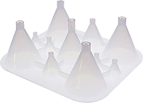 Funshowcase Cone Geometric Resin Silicone Mold 11-Cavity in Saudi Arabia