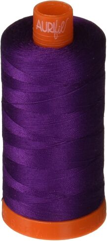 AURIFIL USA 1,422yd-Medium Aurifil Mako Cotton Thread Solid 50wt 1422yds, Medium Purple in Saudi Arabia