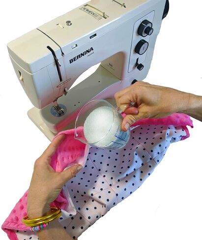 ReachTherapy Solutions الخرز الزجاجي للحرف اليدوية | 3 رطل | خرزات دقيقة للبطانيات الموزونة وسادات اللفة والألعاب الحسية والدمى | متوفر أيضًا: 5 8 10 12 أو 20 رطلاً in Saudi Arabia