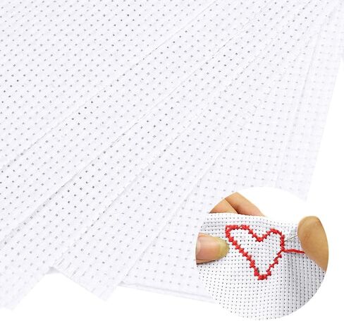 18 قطعة من قماش Aida من YOTINO 59.6 في 39.06 بوصة 18 قطعة من القماش المخيط المتداخل in Kuwait