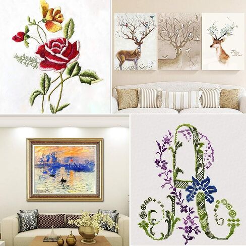 18 قطعة من قماش Aida من YOTINO 59.6 في 39.06 بوصة 18 قطعة من القماش المخيط المتداخل in Kuwait