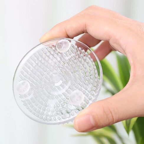 2 قطعة زهرة الضفدع جولة البلاستيك تشكيلة زهور حامل الأزهار دبوس الضفدع 70 مللي متر/2.76 بوصة (أبيض) in Kuwait