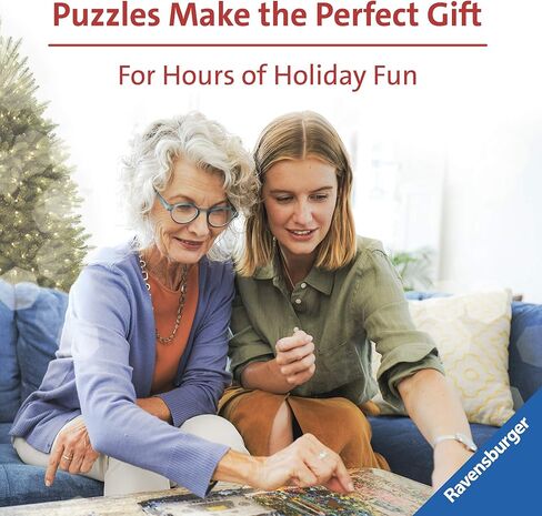 سلسلة Ravensburger المريحة: لغز الصور المقطوعة Seaside Sunshine 300 قطعة كبيرة الحجم للبالغين - كل قطعة فريدة من نوعها، تقنية Softclick تعني أن القطع تتناسب معًا بشكل مثالي in Saudi Arabia