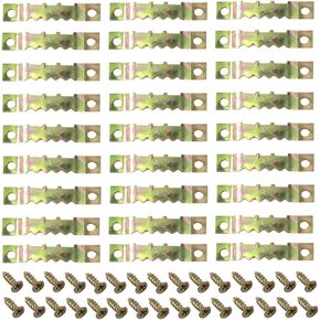 100 Pcs Sawtooth Picture Hangers Decor Picture Frames Hangers with Screws for Hanging Photos Clock Paintings Artwork Picture Frame Hook（Black/C） in Kuwait