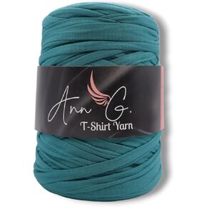 Ann G Premium T-Shirt Yarn, Super Soft Polyester, 300+ Feet, Durable, Non-Pilling, Consistent Color, Elastic (Cream) in Saudi Arabia