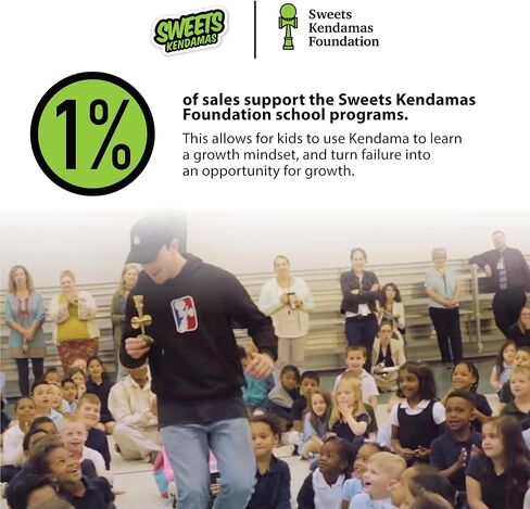 Sweets Kendamas Grain Split 2.0 Prime Kendama, Premium Skill Toy, Extra String Accessory Gift Bundle (Veggie) in Kuwait