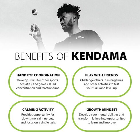 Sweets Kendamas Grain Split 2.0 Prime Kendama, Premium Skill Toy, Extra String Accessory Gift Bundle (Veggie) in Kuwait