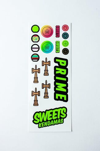 Sweets Kendamas Grain Split 2.0 Prime Kendama, Premium Skill Toy, Extra String Accessory Gift Bundle (Veggie) in Kuwait