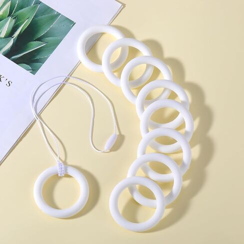 5 Piece 65mm Silicone Beads Ring Bulk Focal Beads Water Transfer Printing Silicone Beads for DIY Make Handicrafts, Keychains, Necklaces, Lanyards Etc (Dog Paw) in Kuwait