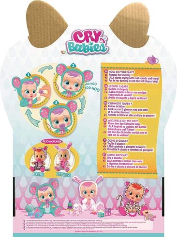 Cry Babies Lala The Mouse, Baby Doll, Multi-Coloured in Kuwait