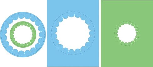 Pinkfresh Studio Essentials Die Set-Inverted Stitched Scallop Circle in Kuwait