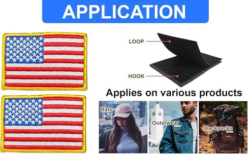 رقعة الجلود والسكاكين لعلم الولايات المتحدة الأمريكية وعلامة المعاقب باللون البني مع تفاصيل رائعة، 3.25 بوصة × 2.25 بوصة، عبوتان من الرقع التكتيكية للجيش، رقع علم فيلكرو معنويات الفخر للسترات وحقائب الظهر والقبعات in Kuwait
