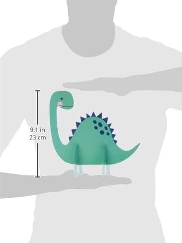 Dino-Mite Table Centerpiece Kit - 8" & 4.5" (5-Piece Set) - Premium Paper Dinosaur Decorations for Kids Birthdays & Parties in Saudi Arabia