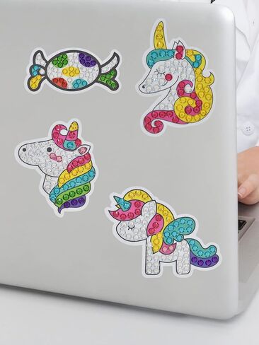 مجموعات ملصقات الرسم الماسي 5D، ملصق كرتوني DIY ملصقات الماس الطلاء بالأرقام مجموعات للأطفال والكبار المبتدئين طلاء الأحجار الكريمة بالأرقام فنون الماس للبنين والبنات in Kuwait