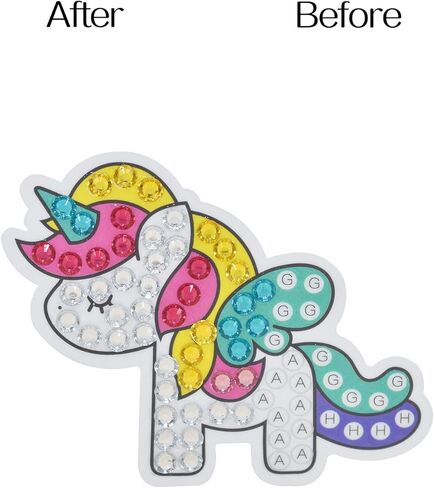 مجموعات ملصقات الرسم الماسي 5D، ملصق كرتوني DIY ملصقات الماس الطلاء بالأرقام مجموعات للأطفال والكبار المبتدئين طلاء الأحجار الكريمة بالأرقام فنون الماس للبنين والبنات in Kuwait