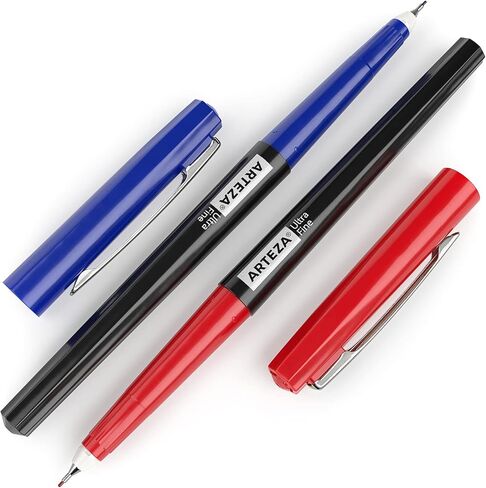 ARTEZA Permanent Markers, 24 Bright and Neon Colors, 2-mm Line, 4.2-mm Ultra-Fine Tip, Quick-Drying, Water Resistant, for Calligraphy and Making Signs in Saudi Arabia
