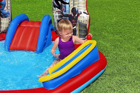Marvel Spider-Man Inflatable Kids Water Play Center | Outdoor Summer Pool Toy for Children Ages 2+ in Saudi Arabia