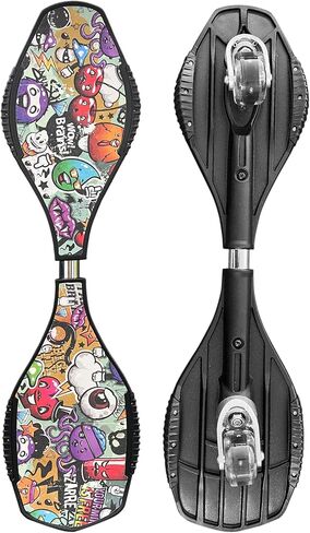 لوح تزلج فاخر كبير مقاس 1.75 بوصة، عجلة طويلة الأمد لتحقيق الثبات، عجلات مضيئة رائعة للأطفال والكبار، عجلات دوارة 360 درجة، لوح تزلج بطول 32 بوصة in Kuwait