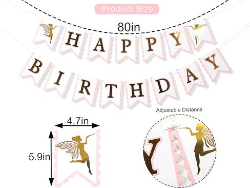 لافتة عيد الميلاد الأول من الجنية - زينة عيد الميلاد الأول من الجنية، لافتة عيد ميلاد سعيد من الجنية، لافتة عيد الميلاد الأول من الجنية، تحطيم كعكة الصور الجنية in Kuwait