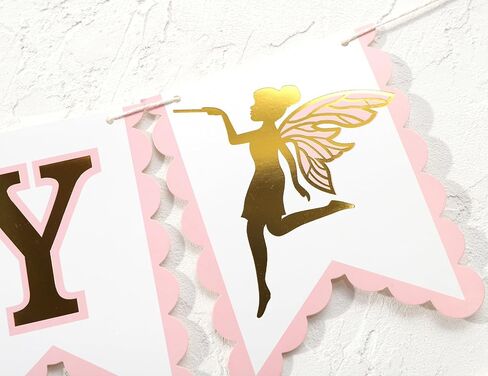 لافتة عيد الميلاد الأول من الجنية - زينة عيد الميلاد الأول من الجنية، لافتة عيد ميلاد سعيد من الجنية، لافتة عيد الميلاد الأول من الجنية، تحطيم كعكة الصور الجنية in Kuwait