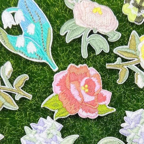 Yayatty Butterfly Lace Trim Butterfly Embroidered Lace, 30 PCS Organza Butterfly Patches Lace Butterfly Fabric Embroidery Sewing Lace for Wedding Bride Hair Accessories, Blue White Yellow in Saudi Arabia