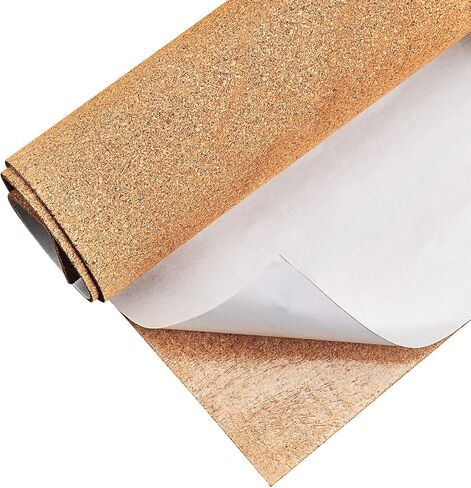 BENECREAT 6 Pack 12x12" Back-Adhesive Cork Sheets 3mm Thick Rectangle Insulation Cork Backing Sheets for Coaster, Wall Decoration, Wedding Party, Festival DIY Crafts Supplies in Saudi Arabia