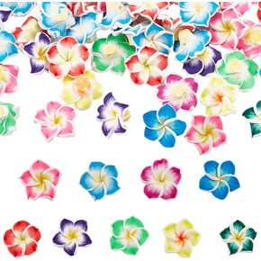SUNNYCLUE Plumeria Flower Beads Charms