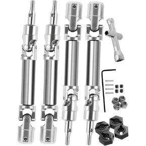 RCHuiWow RC Driveshaft Axle Upgrades Part for 1/10 Arrma Granite/Senton 4x4 3S Blx (Mega 550)/Vorteks 3s blx,Harden Steel Drive Shafts CVD w/Hex,4PCS,Black in Kuwait