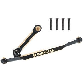 Brass Steering Links for FCX24, Steering Rod Tie Linkages Set for FMS FCX24, Fit for 1/24 RC Crawler Car FCX24 Power Wagon Butcher, Max Smasher Big Foot Monster Truck, K5 Blazer, Black in Saudi Arabia