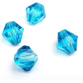 Chengmu 4mm Bicone الخرز الزجاجي الوردي لصنع المجوهرات 1700pcs الأوجه Crytal فاصل الخرز تشكيلة لوازم الملحقات لقلادة السوار للبيع بالجملة