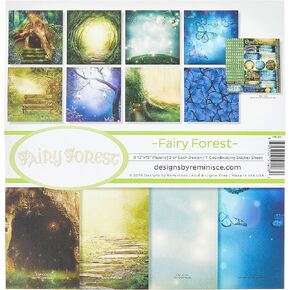 Reminisce Fairy Forest Collection Kit Multicolor, 12" by 12"