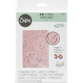 Sizzix 3-D Textured Impressions Embossing Folder, Multicolor in Kuwait