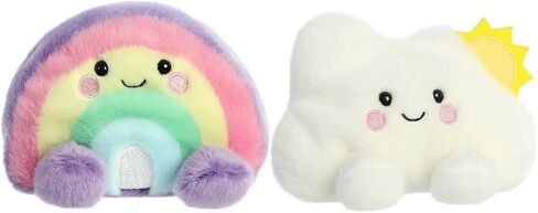 Aurora Palm Pals Set of Two - Vivi Rainbow and Summer Cloud in Saudi Arabia