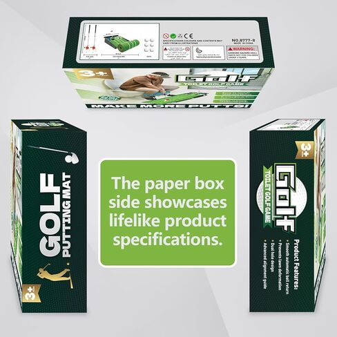 Anyflee 2 Pcs Prank Gift Box, Toilet Golf Game Facade, Wrap the Actual Gifts with a Prank Empty Gag Box, Funny Christmas Gag Presents Ideas for Dad Men Boyfriend (Pack of 2) in Kuwait