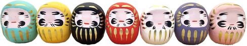 EDOYA Daruma Dolls (Set of 7) Japanese Good Luck Charms Gift Set in Saudi Arabia