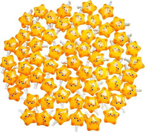 Aydinids 60 جهاز كمبيوتر شخصى نجمة سحر الكرتون نجمة الراتنج نجمة السائبة نجمة مسطحة الظهر سحر مختلطة سحر نجمة DIY بها بنفسك المجوهرات الحرفية صنع هدايا عيد الميلاد عيد الميلاد in Kuwait