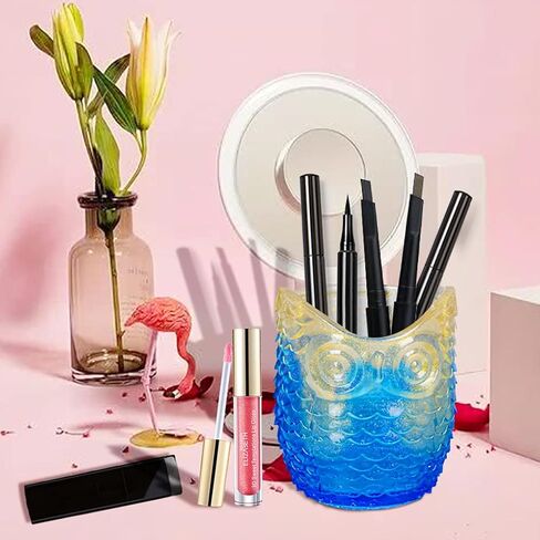 FineInno Pen Cup Resin Silicone Mold, Owl Candle Holder Mold, Epoxy Casting Mold Planter, Storage Jar Mold for Jewelry Trinkets Beads Candy Container, Home Decor in Saudi Arabia