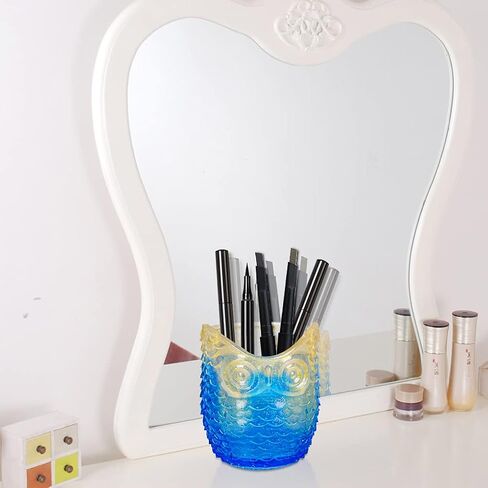FineInno Pen Cup Resin Silicone Mold, Owl Candle Holder Mold, Epoxy Casting Mold Planter, Storage Jar Mold for Jewelry Trinkets Beads Candy Container, Home Decor in Saudi Arabia