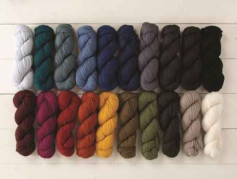 خيوط متماسكة من صوف جبال الأنديز ذات وزن كبير 100% من خيوط الصوف (1 هانك - أبيض) in Kuwait