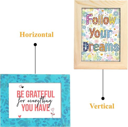 اطارات صور يدوية الصنع من 12 قطعة من الخشب غير المصقول مقاس 5×7، اطارات صور من خشب الصنوبر الصلب للتزيين، لمشاريع الرسم الفنية والحرفية، (مقاس اطار 7×9 يحمل صور 7×5) للبالغين والاطفال in Kuwait