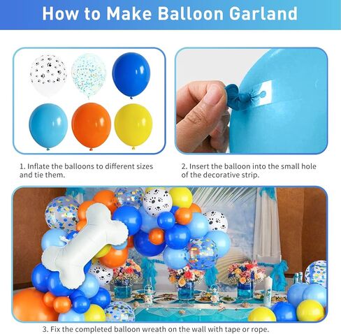 Blue Balloon Arch kit, Blue and White Balloon Garland with 22 Inch Disco Ball Balloons Metallic Silver Star Foil Balloons, Silver Confetti Balloons Metallic Blue Balloon for 80s Disco Party Decoration in Kuwait